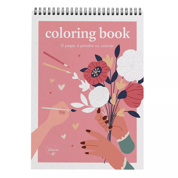 Maison Joliette - Carnet de coloriage A4 - Entre tes mains