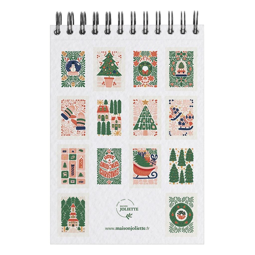 Maison Joliette - Carnet de coloriage A6 - Noël