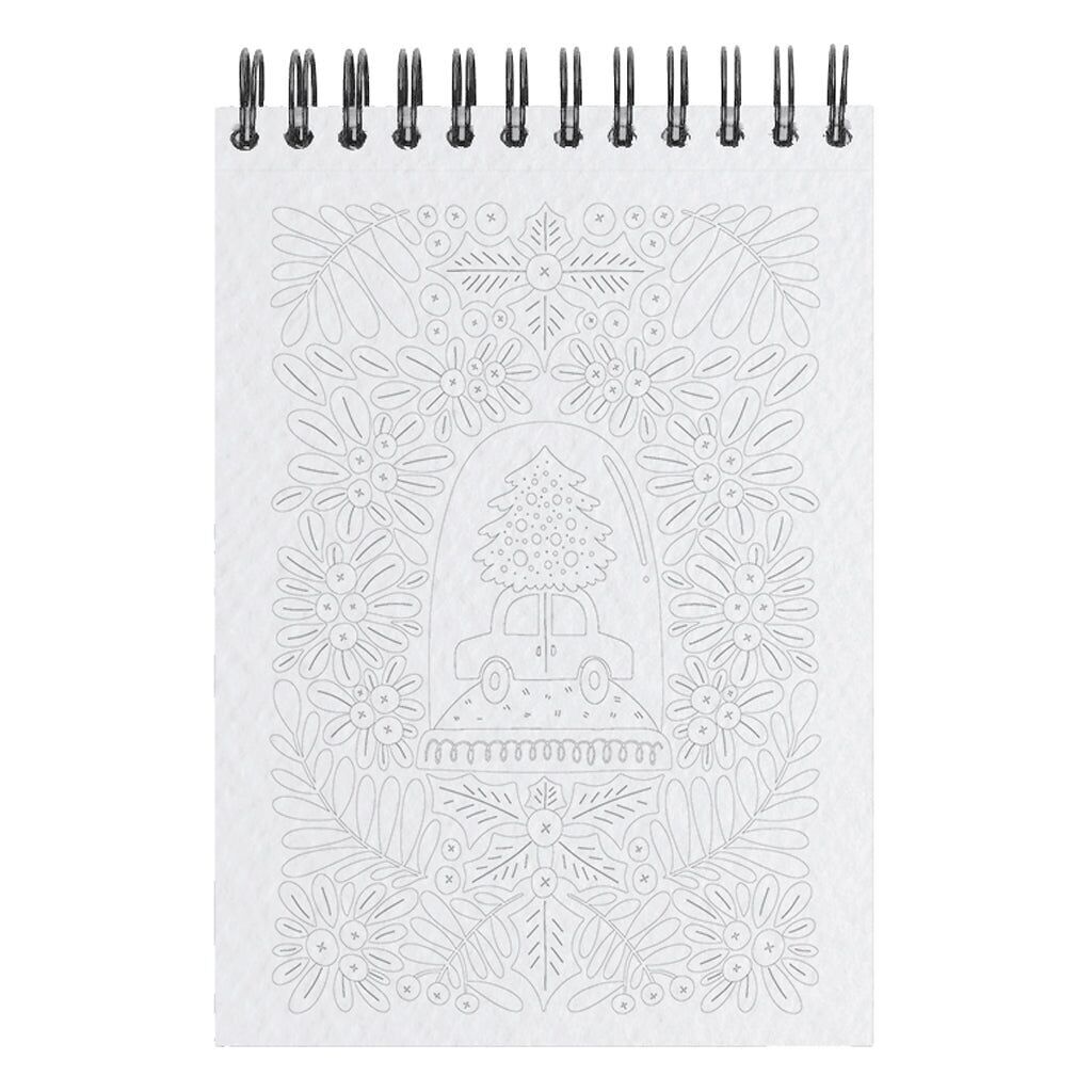 Maison Joliette - Carnet de coloriage A6 - Noël