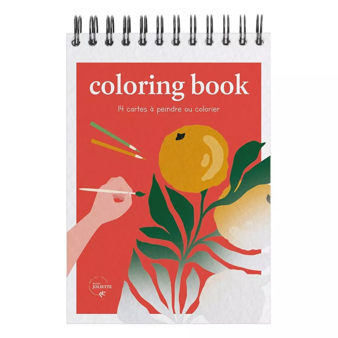 Maison Joliette - Carnet de coloriage A6 - Tropical