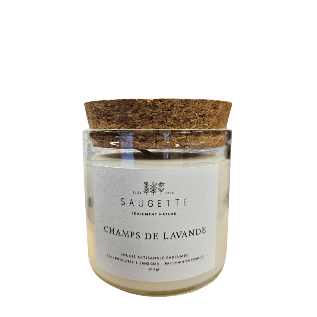 Saugette - Bougies artisanale Champ de lavande