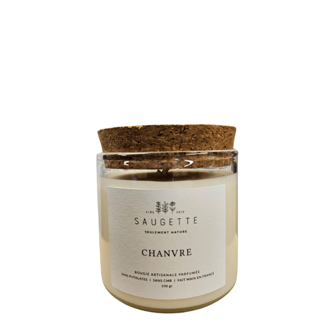 Saugette - Bougies artisanale Chanvre