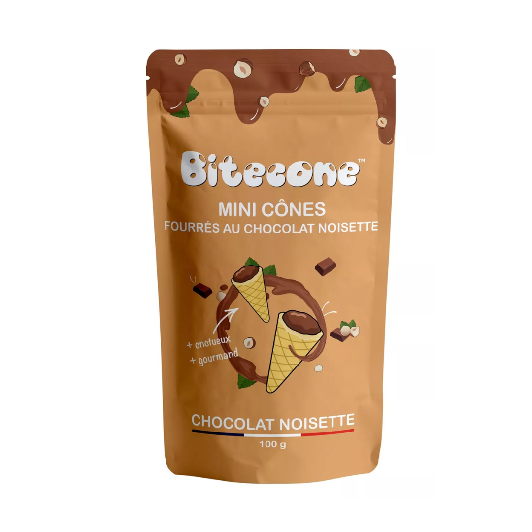 Cornet Bitecone - Chocolat Lait Noisette