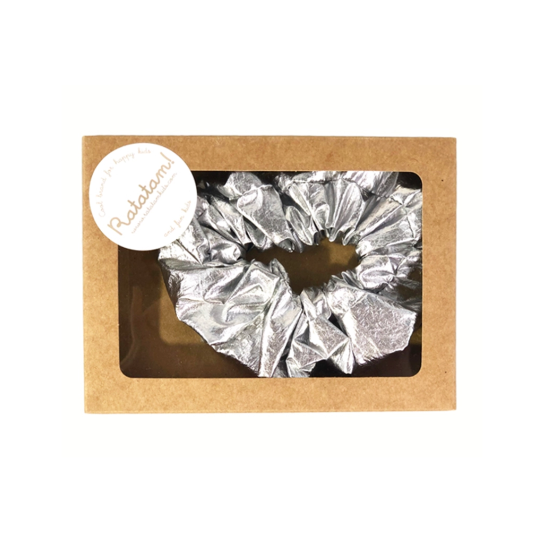 Ratatam - Le chouchou métallique élastique - Argent