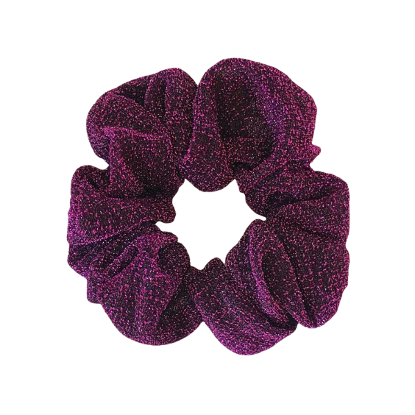 Chouchou paillettes - Violet