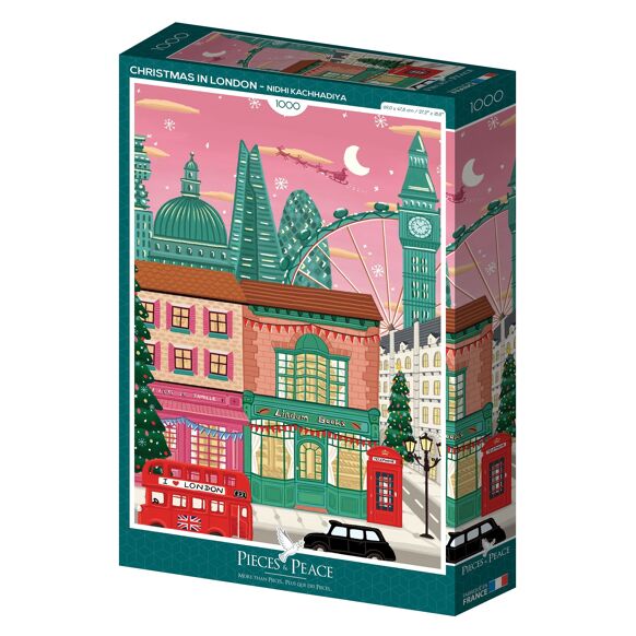 Puzzle Pieces&Peace 1000 Pièces - Christmas in London 🎄🎡