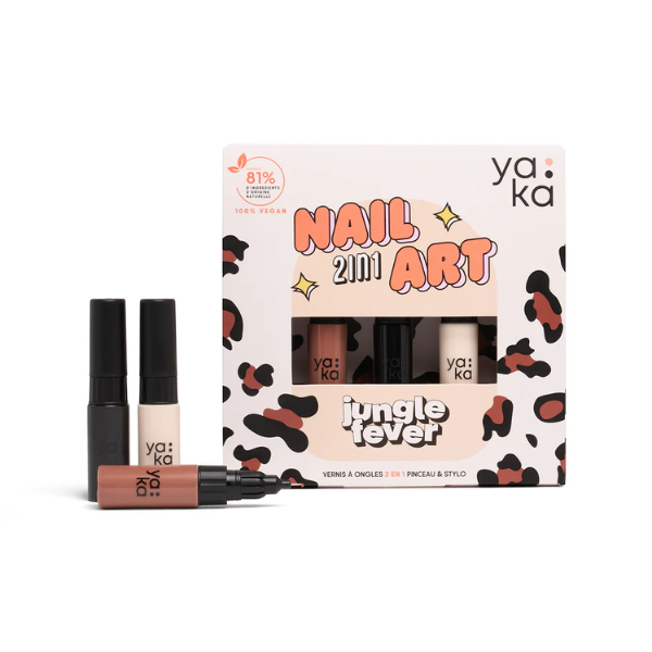 Coffret vernis à ongles 2en1 - Jungle Fever