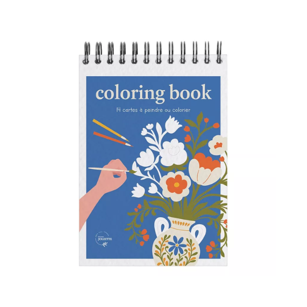 Maison Joliette - Carnet de coloriage A6 - Bloom