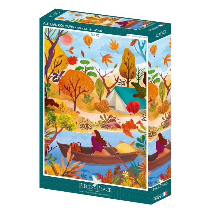 Puzzle Pieces&Peace 1000 Pièces - Couleurs d'Automne 🍂🍁