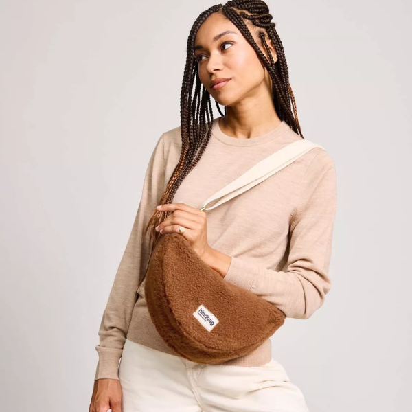 Hindbag - Sac Andréa Teddy Brun