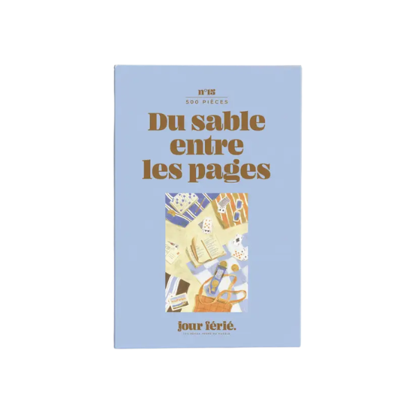 Jour férié - Puzzle 500 pièces - Du sable entre les pages