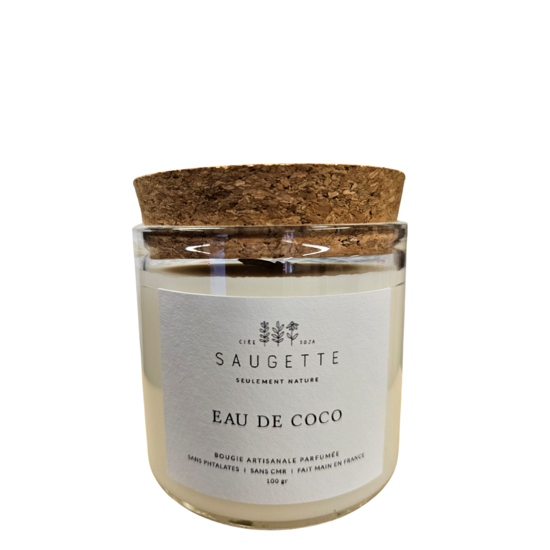 Saugette - Bougies artisanale Eau de coco
