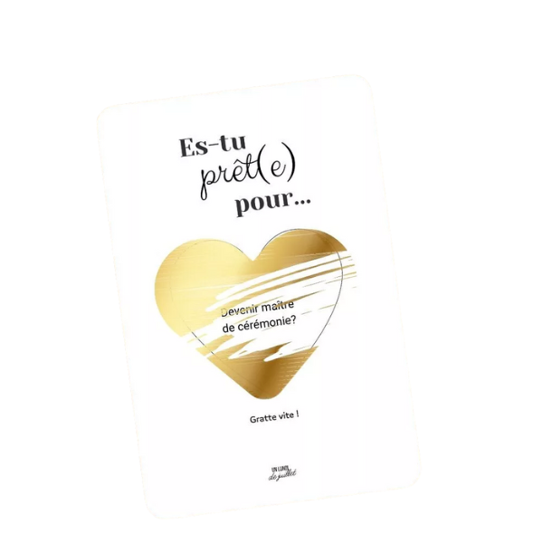 Carte à gratter - Es-tu prêt(e) pour...