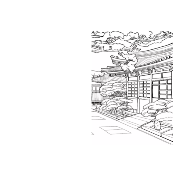 COLORIAGES - Evasion au Japon