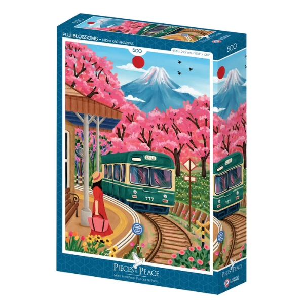 Puzzle Piece&Peace 500 pièces - Fuji Blossoms