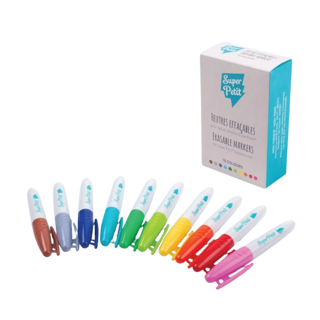 SuperPetit - 10 Feutres Effaçables