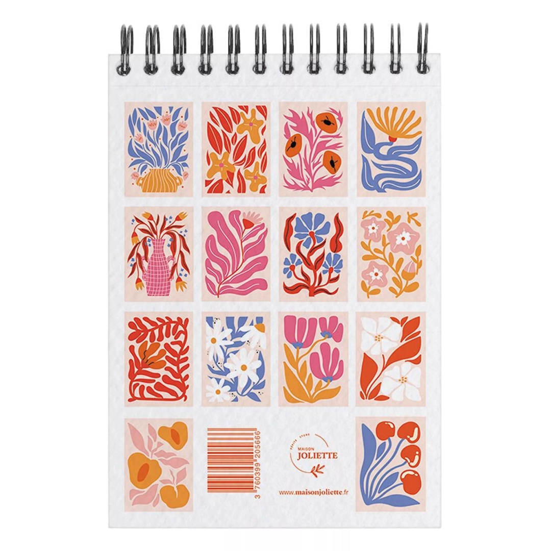 Maison Joliette - Carnet de coloriage A6 Floral 2