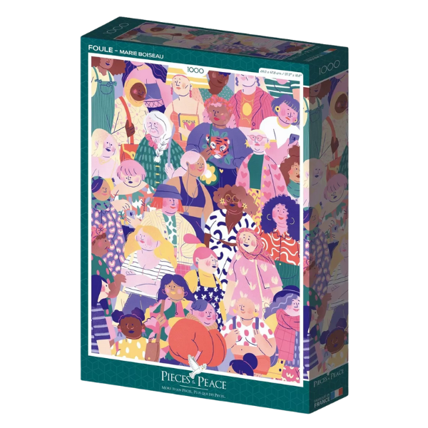 Puzzle Pieces&Peace 1000 Pièces - Foule