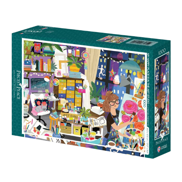 Puzzle Pieces&Peace 1000 Pièces - Mon Lieu Préféré : l'Atelier d'Art
