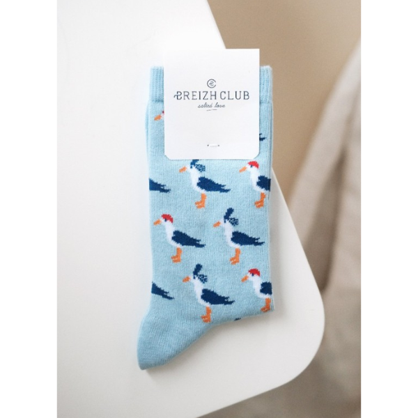 Breizh Club - Chaussette " goéland "