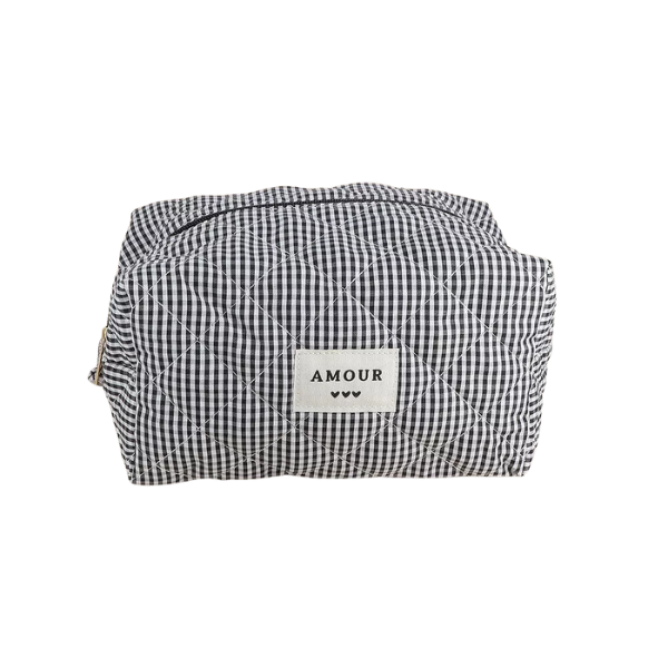 Bohm - Trousse de toilette - Vichy noir