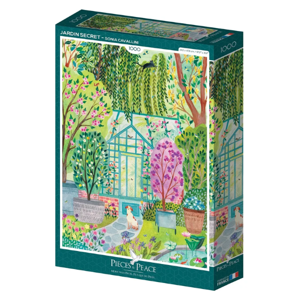 Puzzle Pieces&Peace 1000 Pièces - Jardin secret