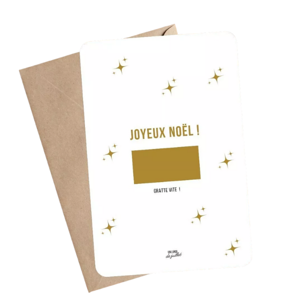 Carte à gratter - Joyeux Noël
