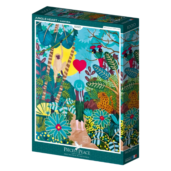 Puzzle Pieces&Peace 1000 Pièces - Jungle Heart