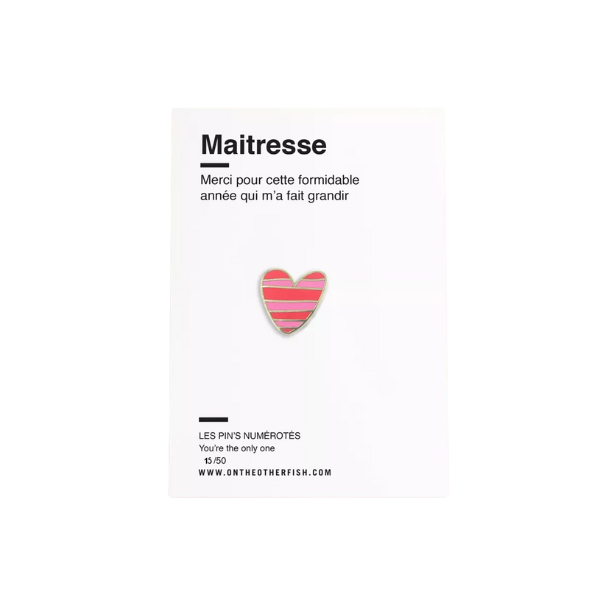 Les imprimeuses - Pin's Maîtresse