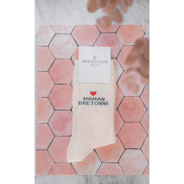 Breizh Club - Chaussette " Maman bretonne "