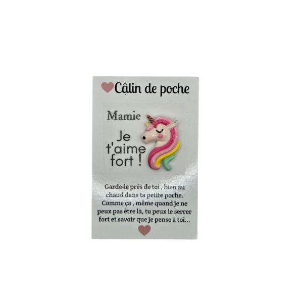 Câlin de Poche - Mamie je t'aime