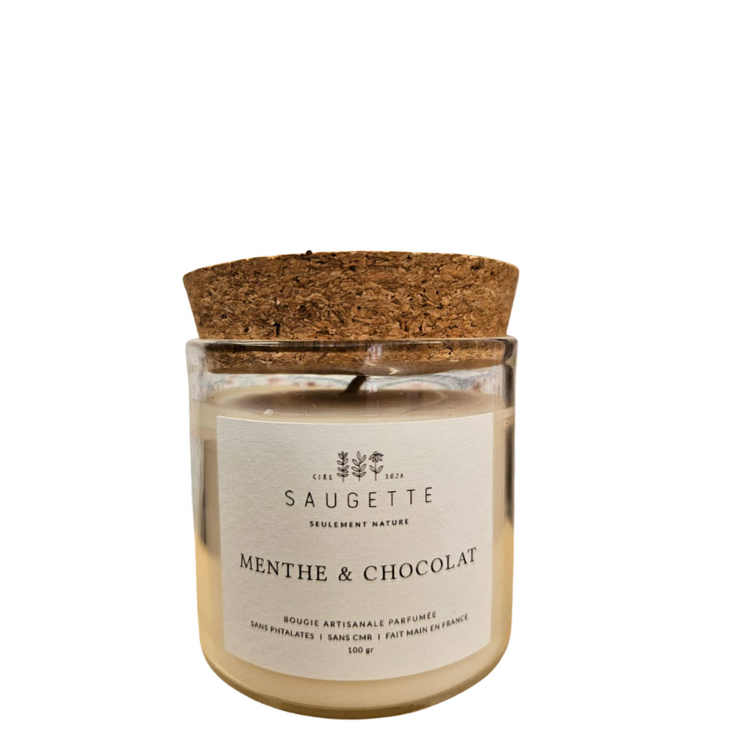 Saugette - Bougies artisanale Menthe chocolat
