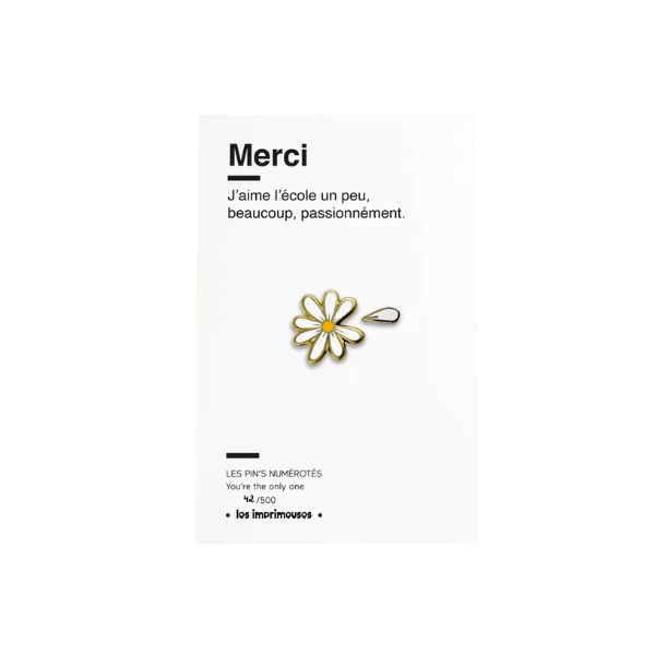 Les imprimeuses - Merci - Marguerite