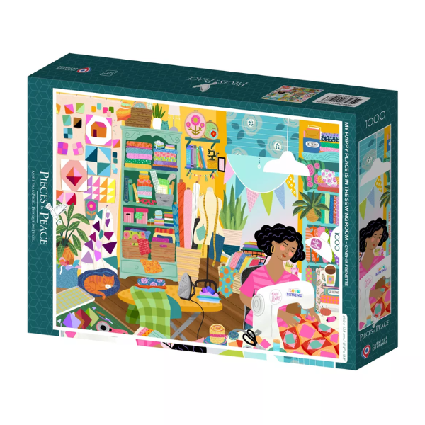 Puzzle Pieces&Peace 1000 Pièces - My Happy Place is in the Sewing Room