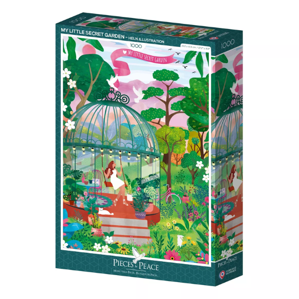 Puzzle Pieces&Peace 1000 Pièces - My little secret garden