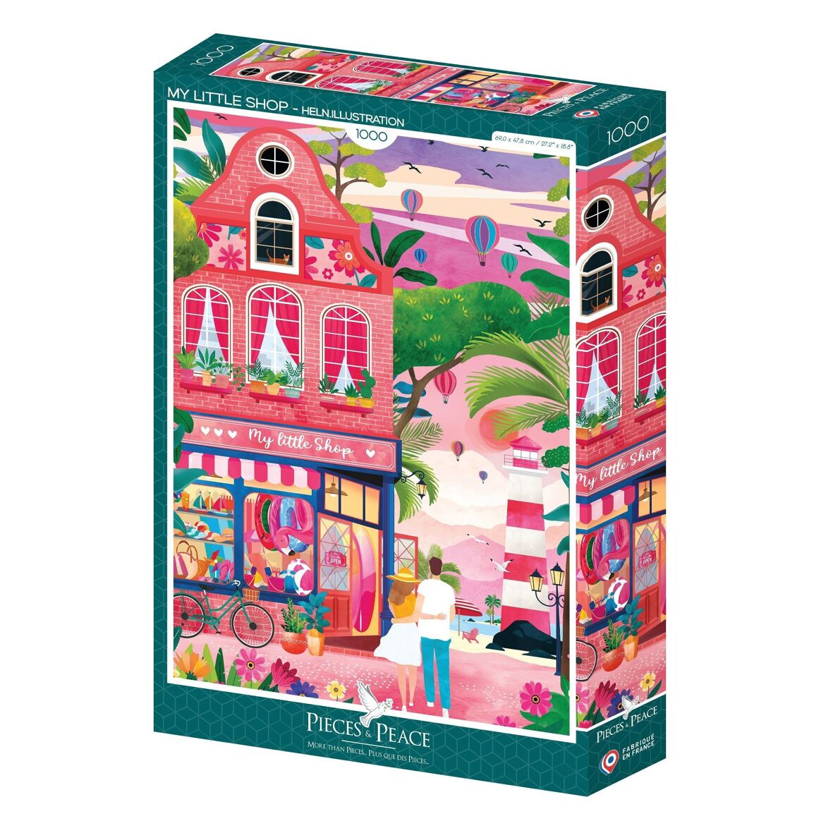 Puzzle Pieces&Peace 1000 pièces - My little shop