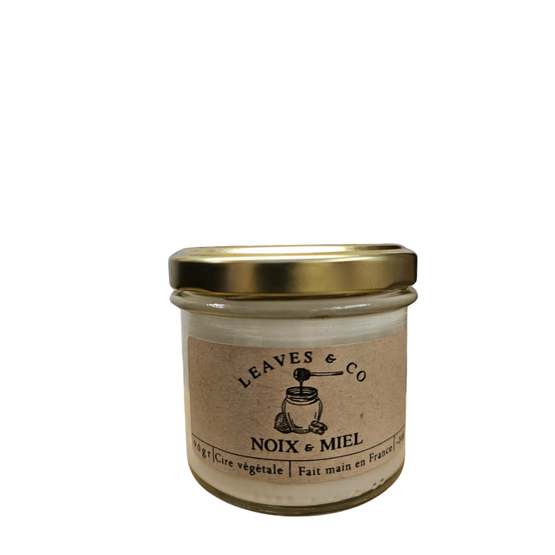Leaves & Co - Bougies Noix et miel