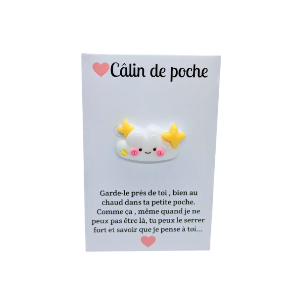 Câlin de Poche - Nuage blanc