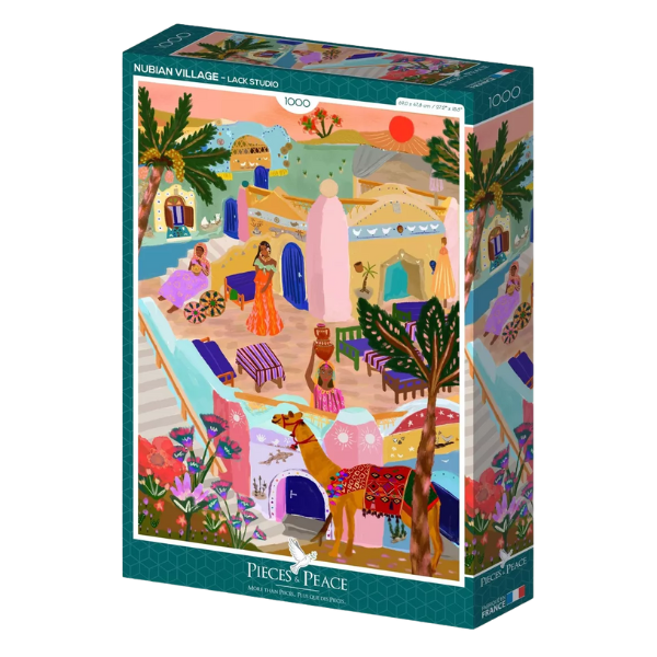 Puzzle Pieces&Peace 1000 Pièces - Nubian Village