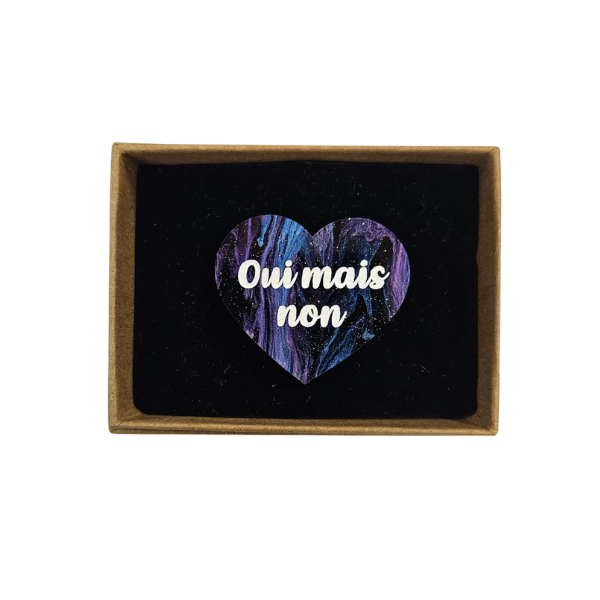 Laura coupeau - Broche "Oui mais non"