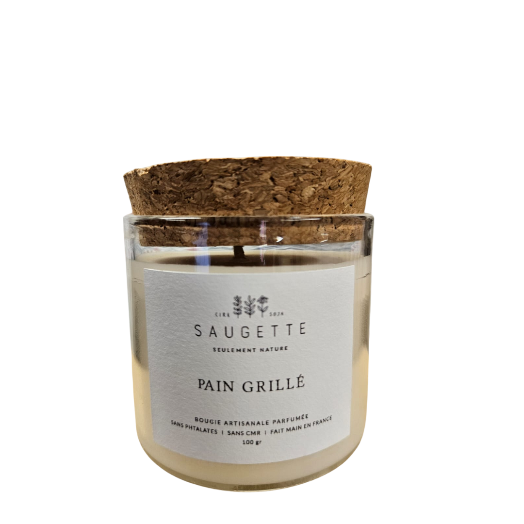 Saugette - Bougies artisanale Pain grillé