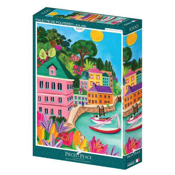 Puzzle Piece&Peace 1000 Pièces - Palette de Polperro