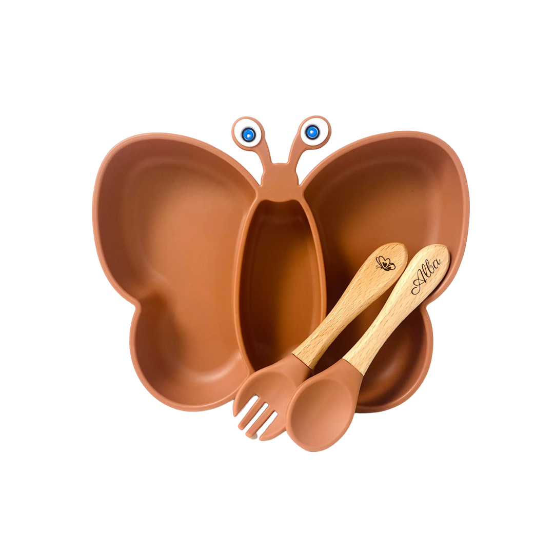 Les petits citrons - Set repas Papillon Ocre