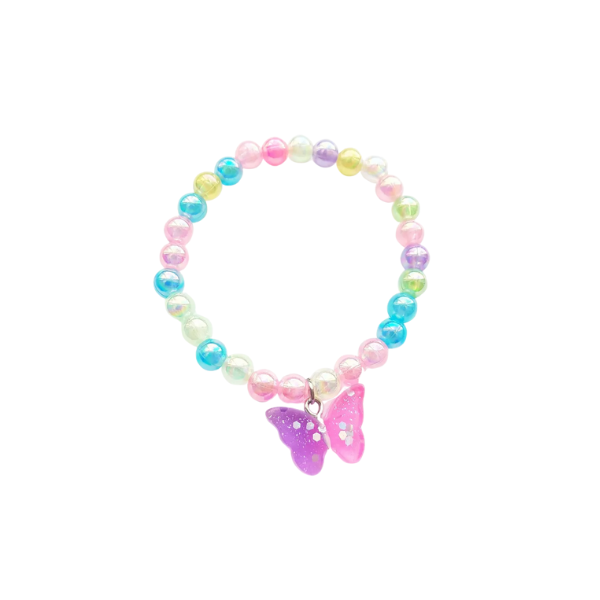 Bracelet multicolore - Papillon