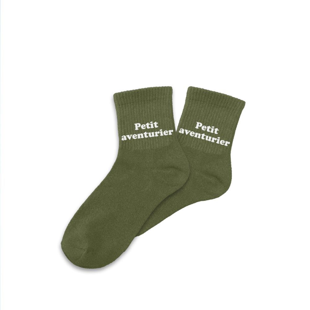 Chaussettes garçon enfant 3-6ans - Petit aventurier