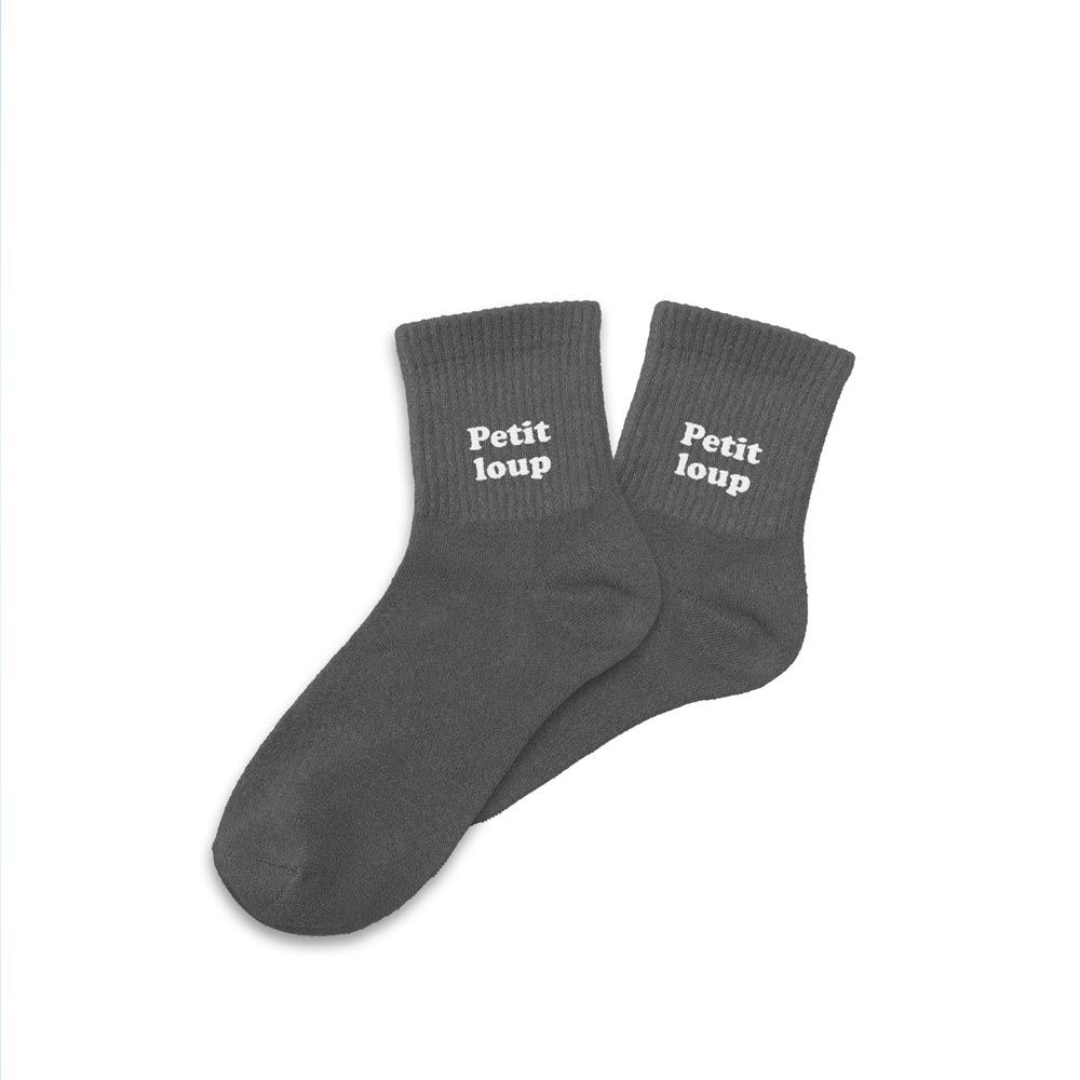 Chaussettes garçon enfant 3-6ans - Petit loup
