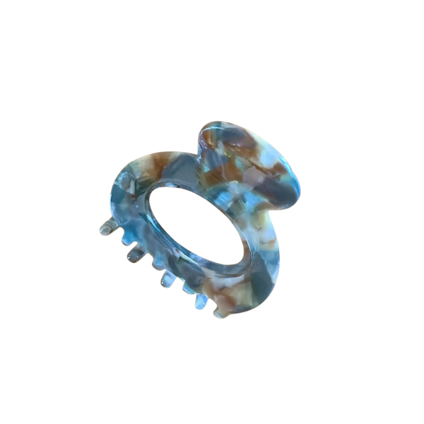 Petite pince ovale - Multi blue