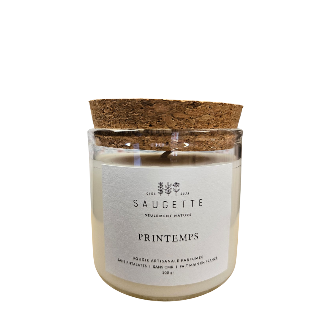 Saugette - Bougies artisanale Printemps