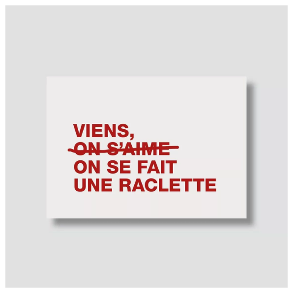 Bulma Carte - Viens on se fait une raclette