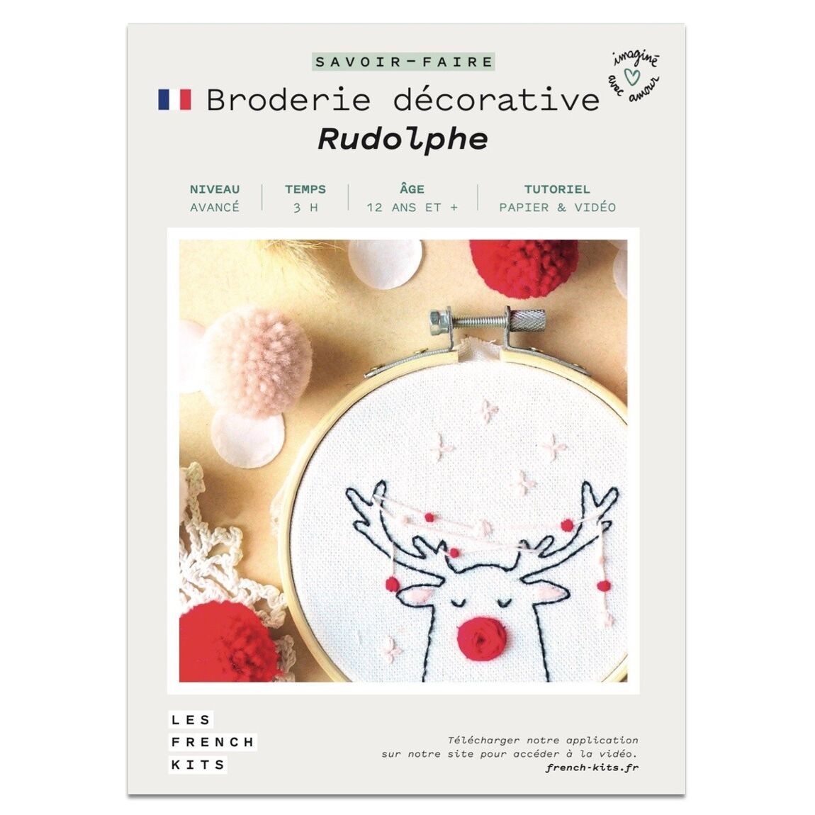 Les French Kits - Broderie décorative - Rudolphe